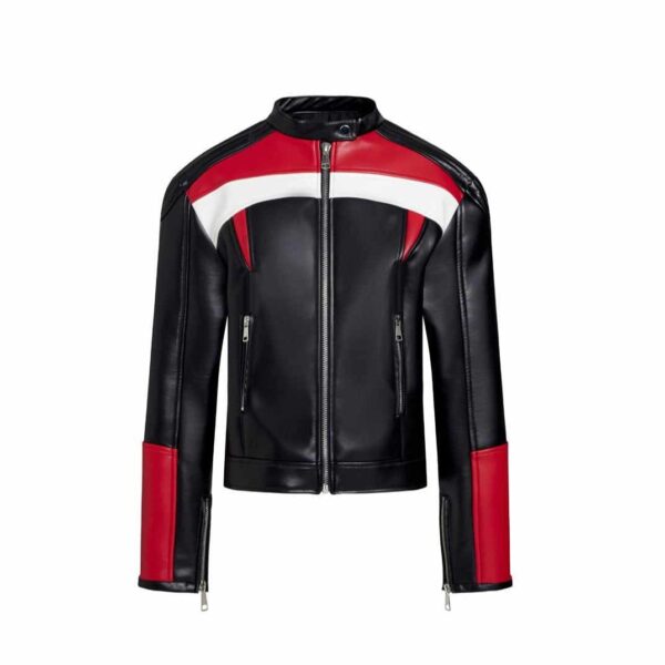 Woman Leather jacket  Sheepskin  Zipper closer Inner polyester  Dry clean